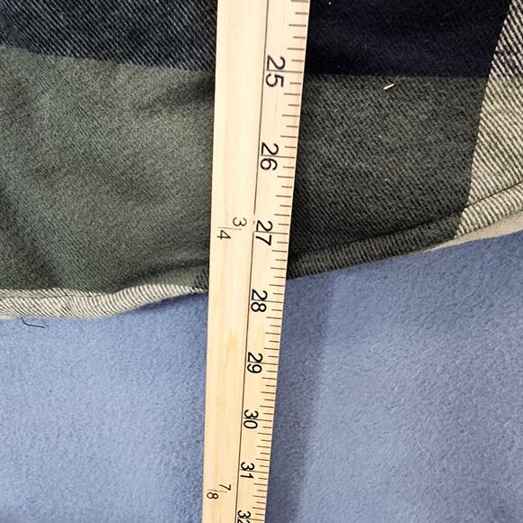 Matix Mens Shirt Jacket Shacket Medium Plaid Fleece Lined Snap Front Outdoors - Picture 5 of 15